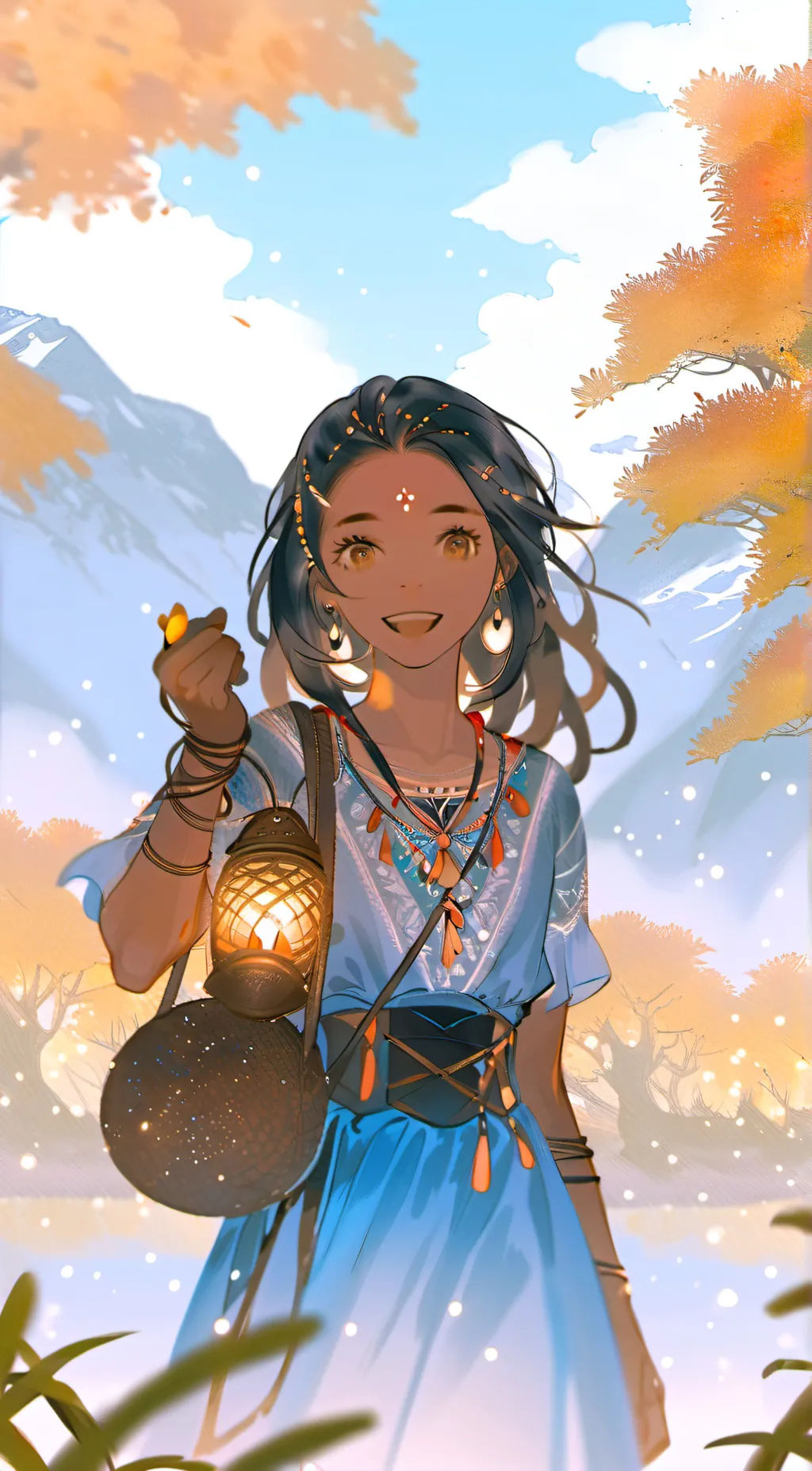 ai character: Tinori  background