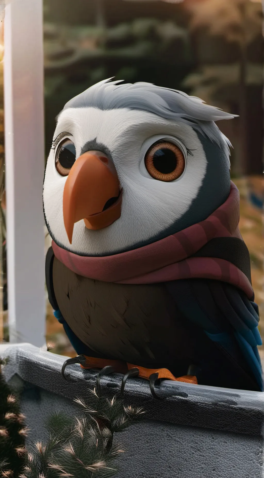 ai character: Duolingo  background