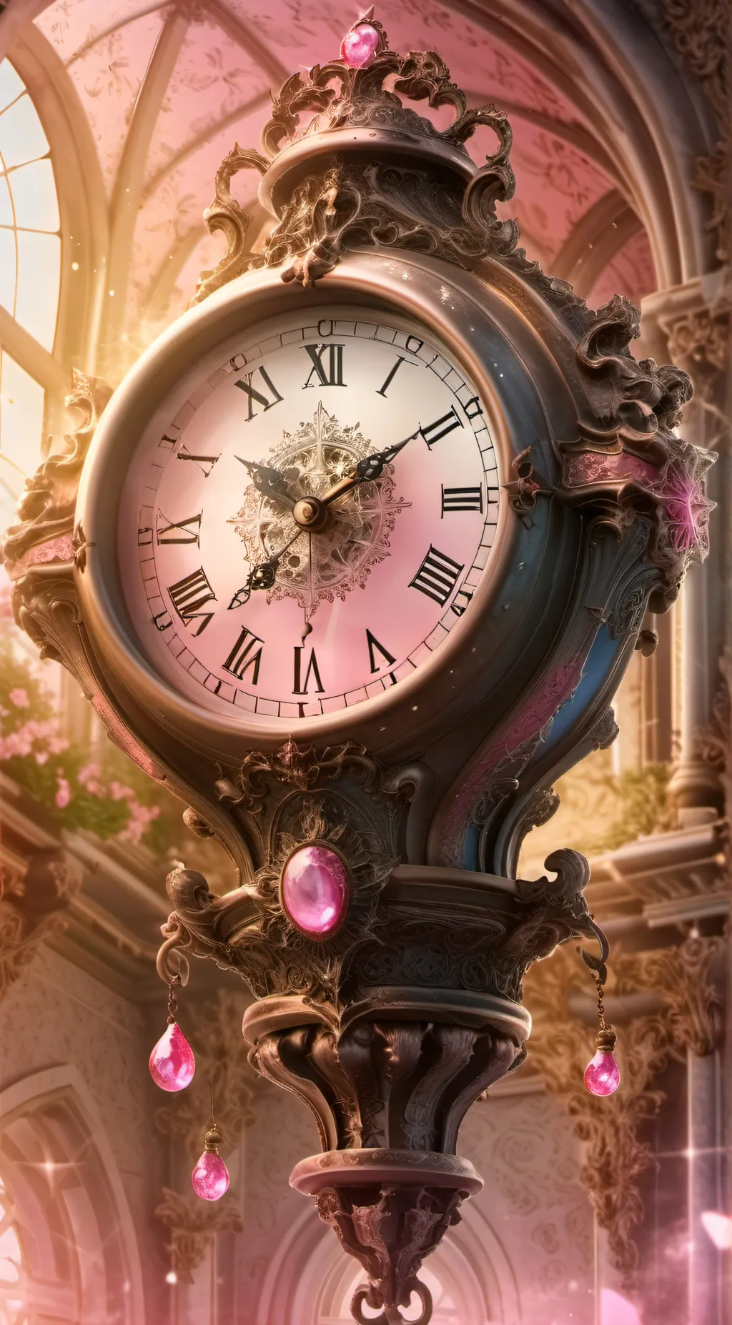 ai character: Check the time ⏰ background