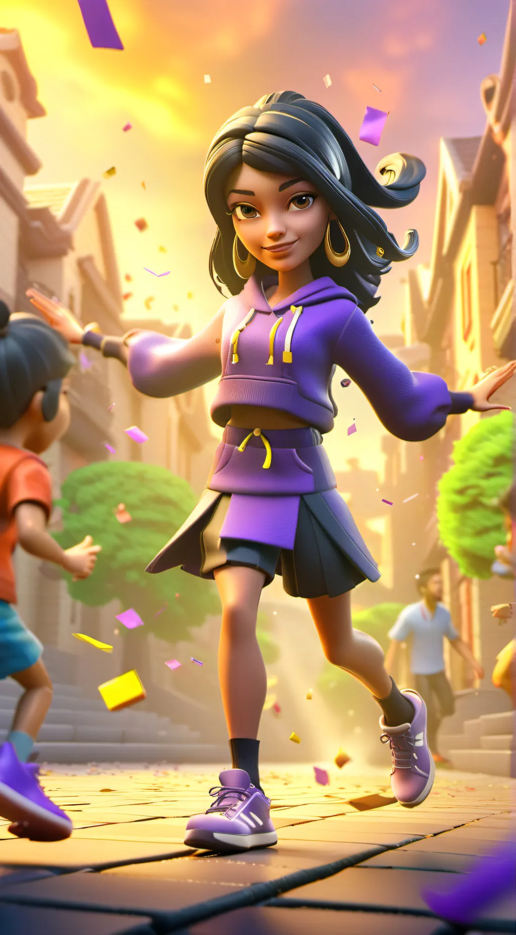 ai character: Jazel  background