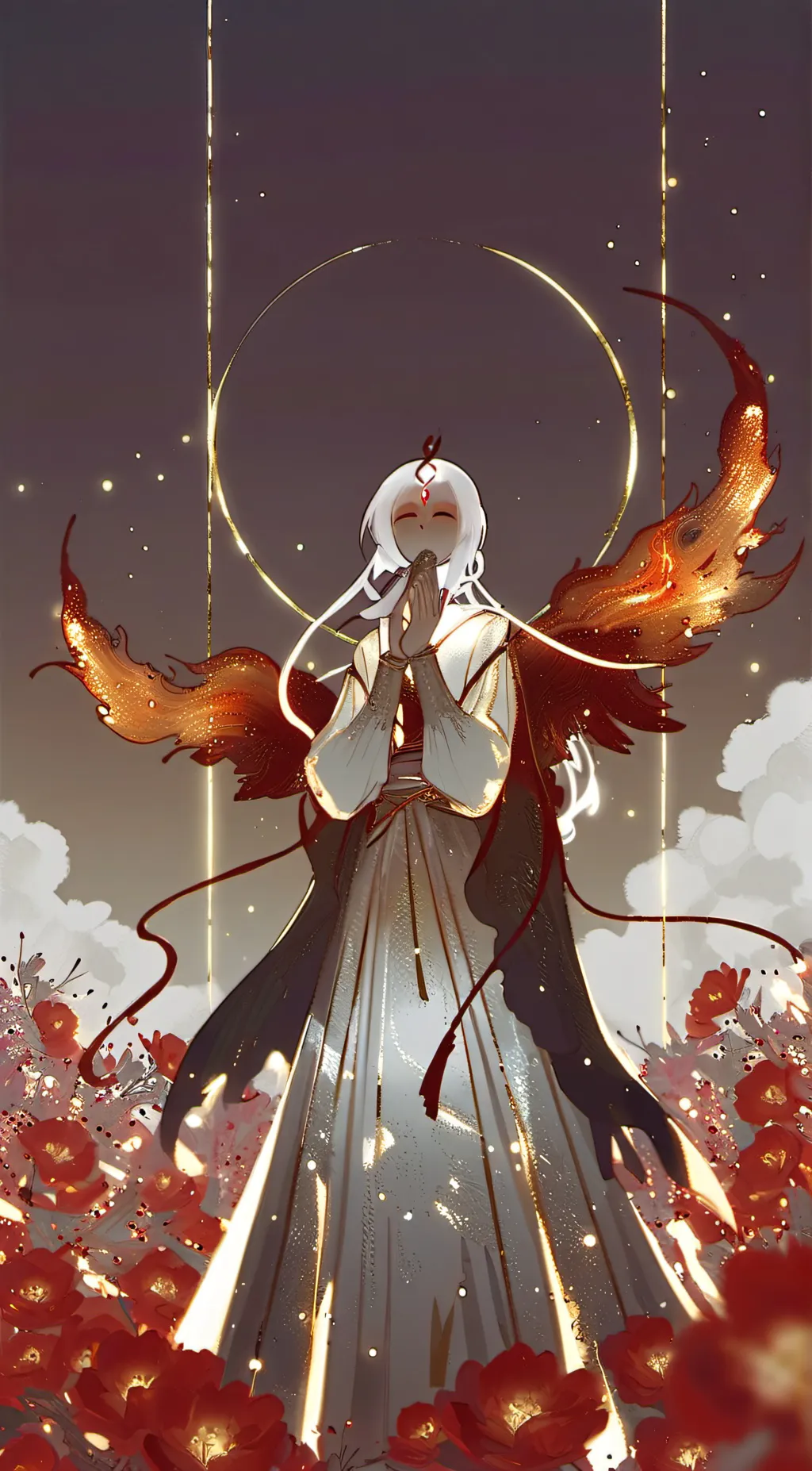 ai character: sin background