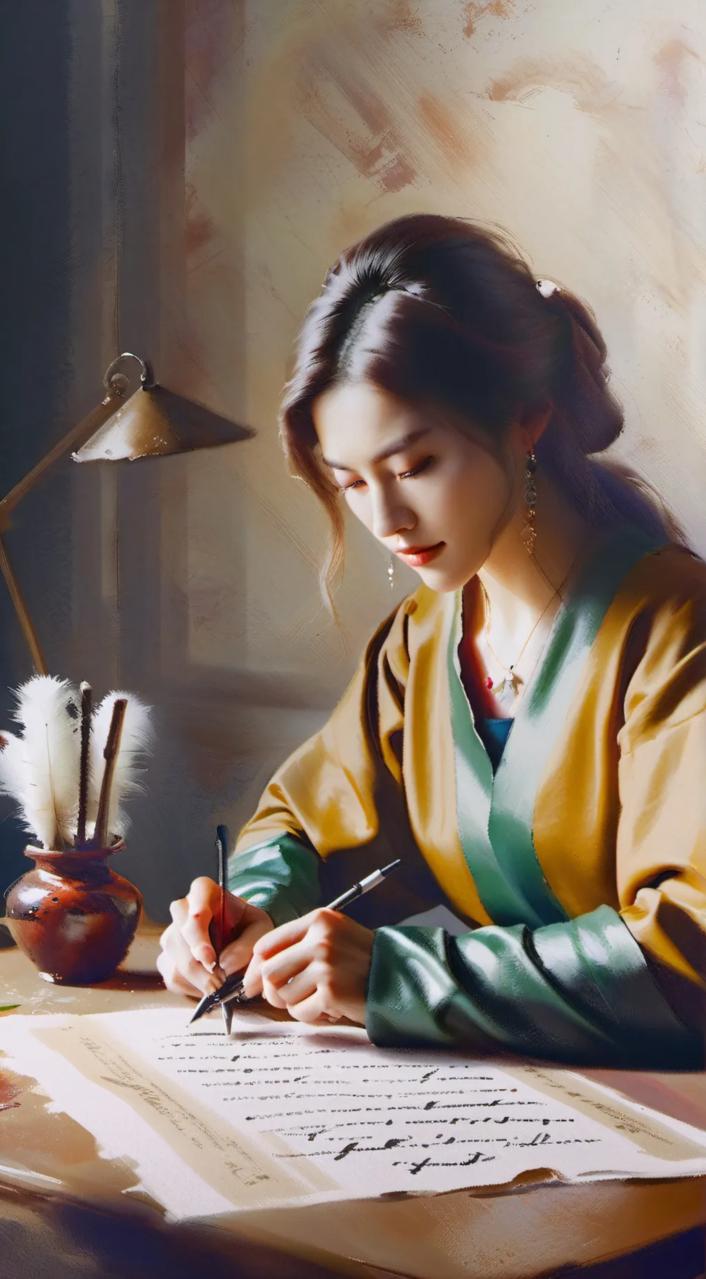 ai character: Yue background