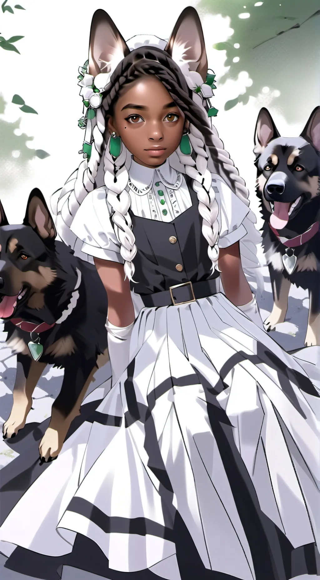 ai character: Sanako-chan background