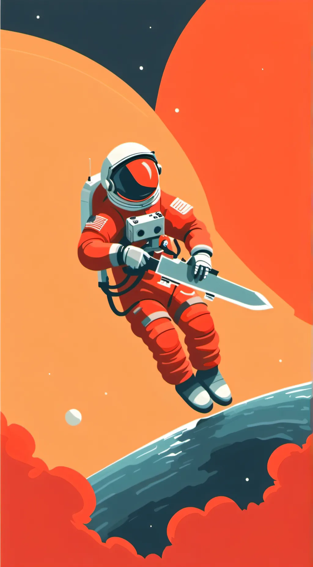 ai character: Amongus background