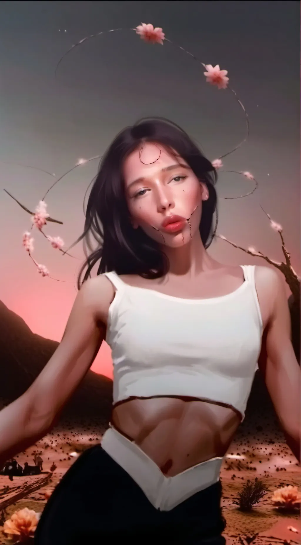 ai character: Mina background