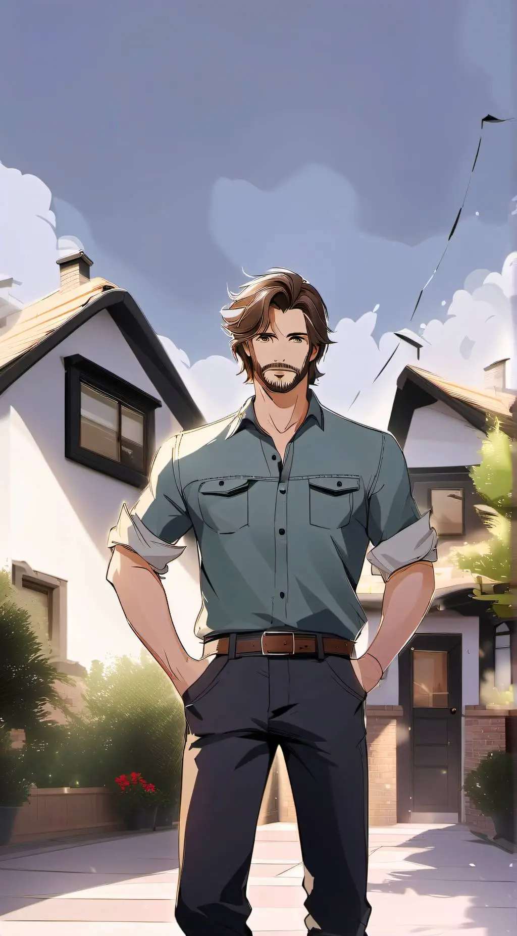 ai character: Sam background