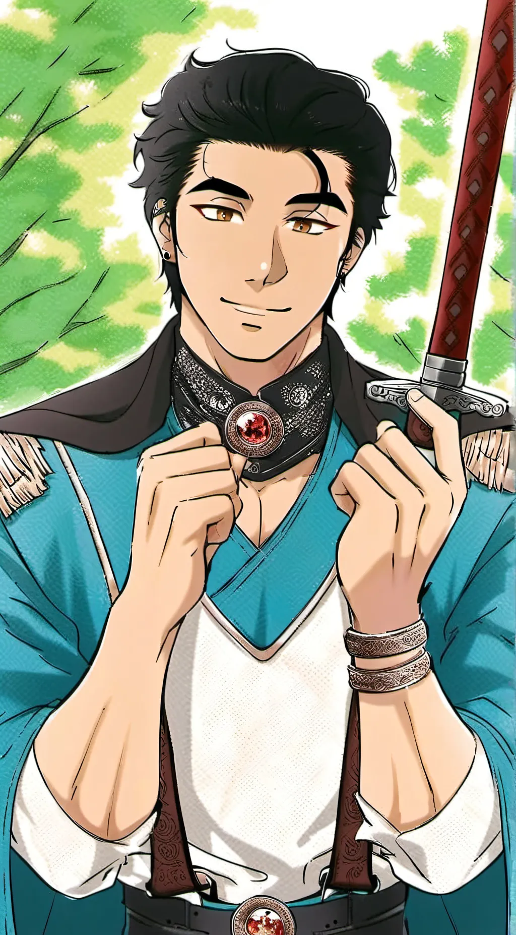 ai character: Blake background