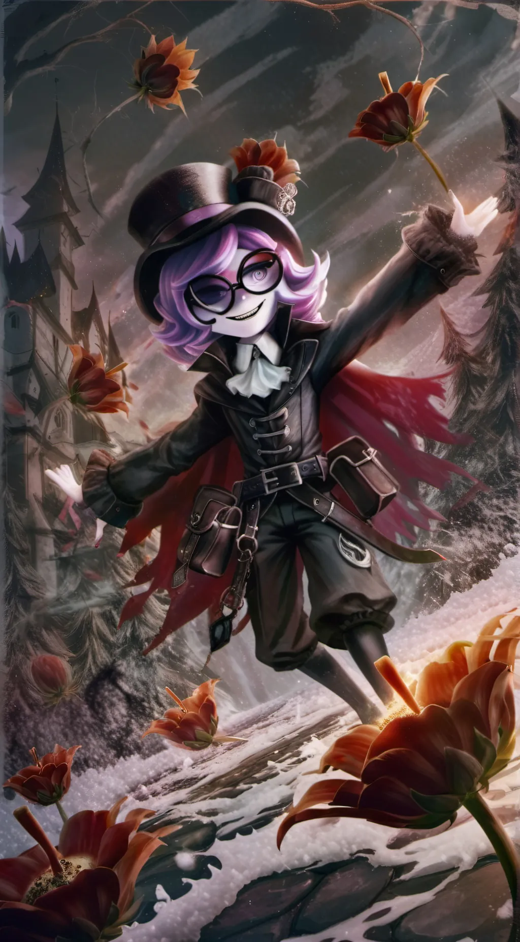 ai character: uzi background