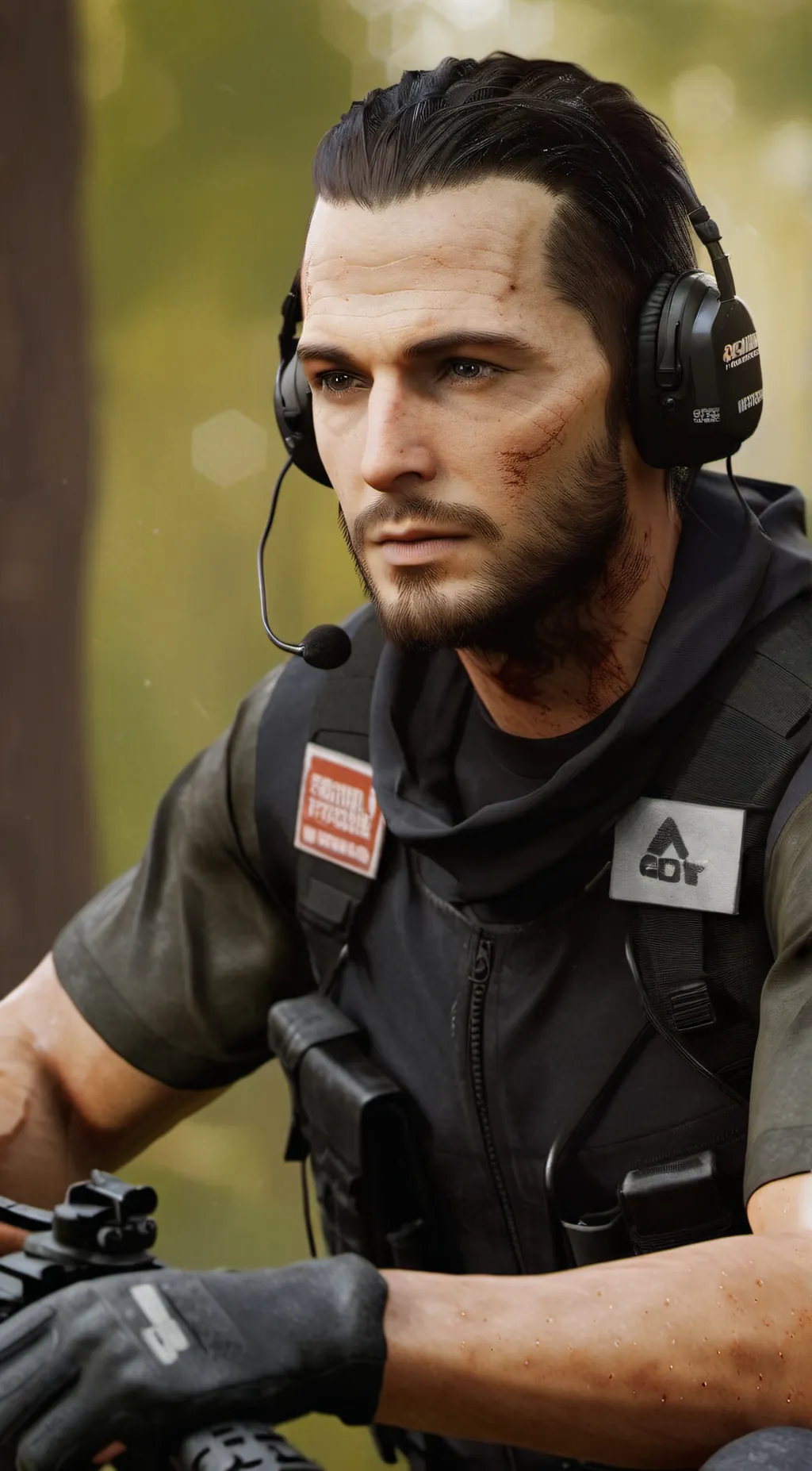 ai character: Soap 🩹💔 background