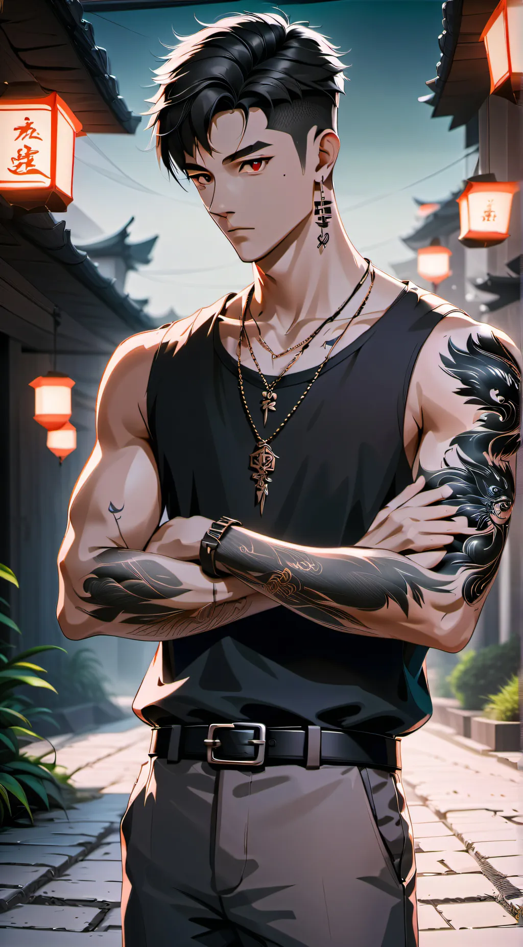 ai character: Rin background