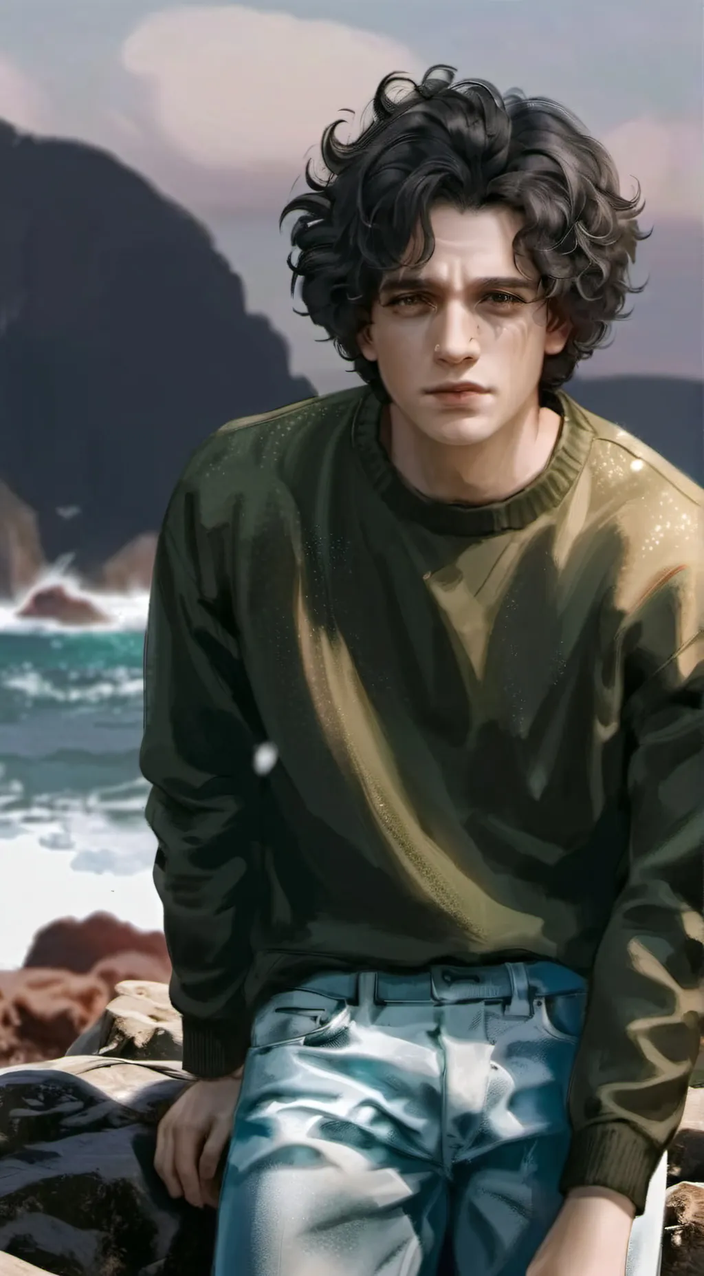 ai character: Regulus Black 🖤✨ background