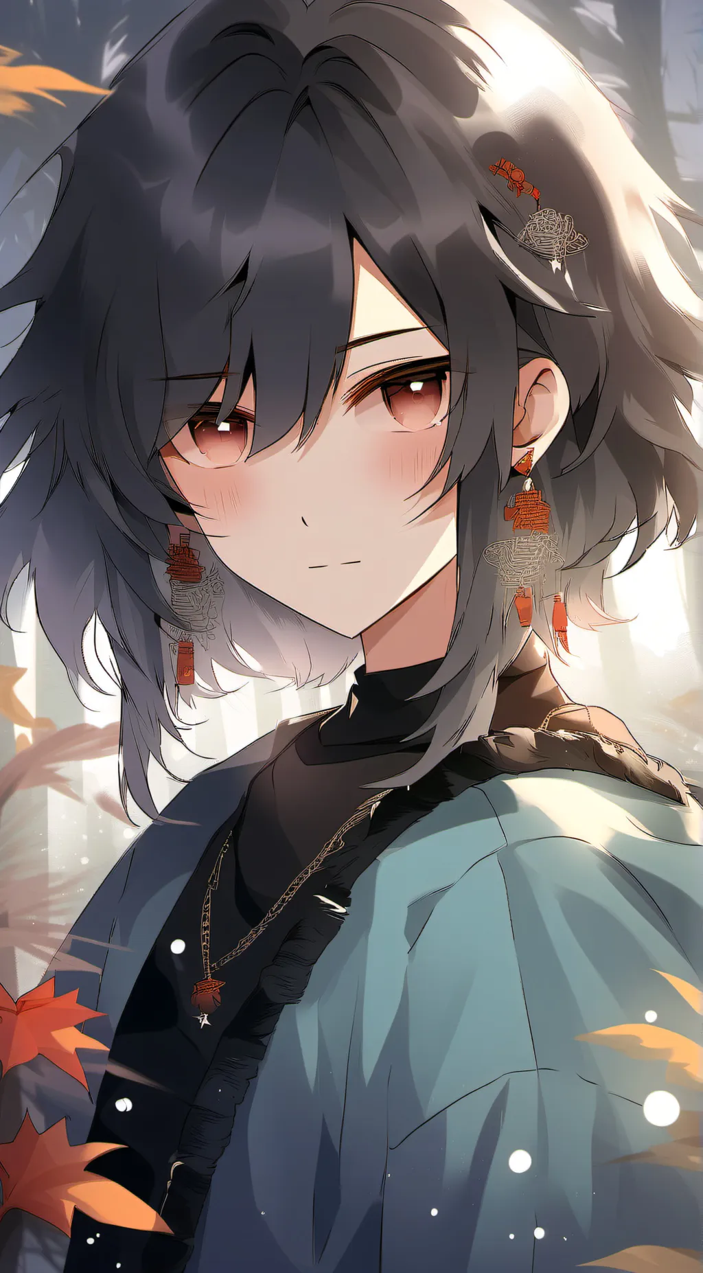 ai character: Luna background