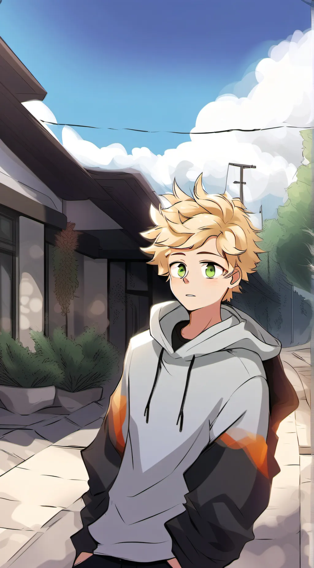 ai character: Adrien agrest background