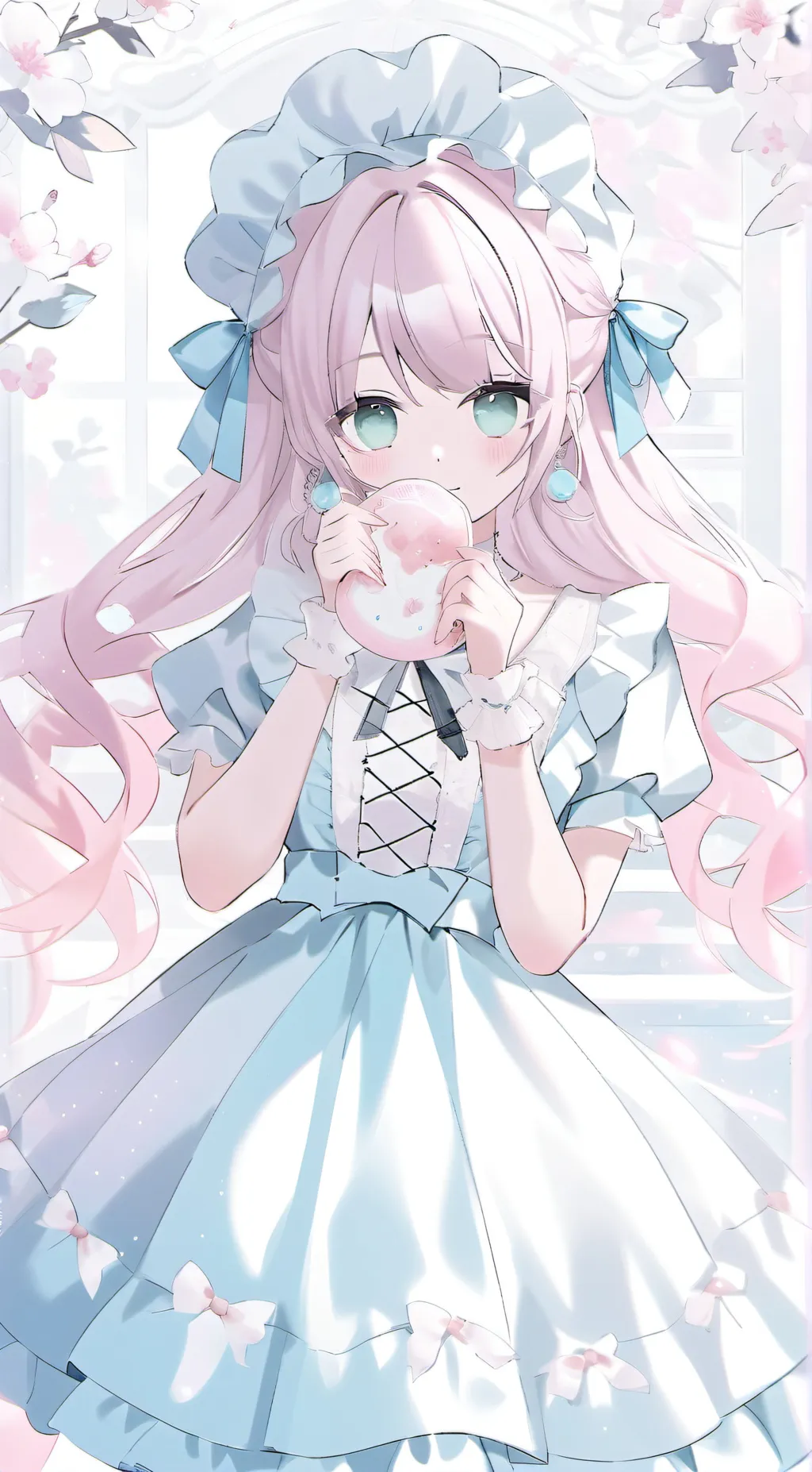 ai character: Cotton background