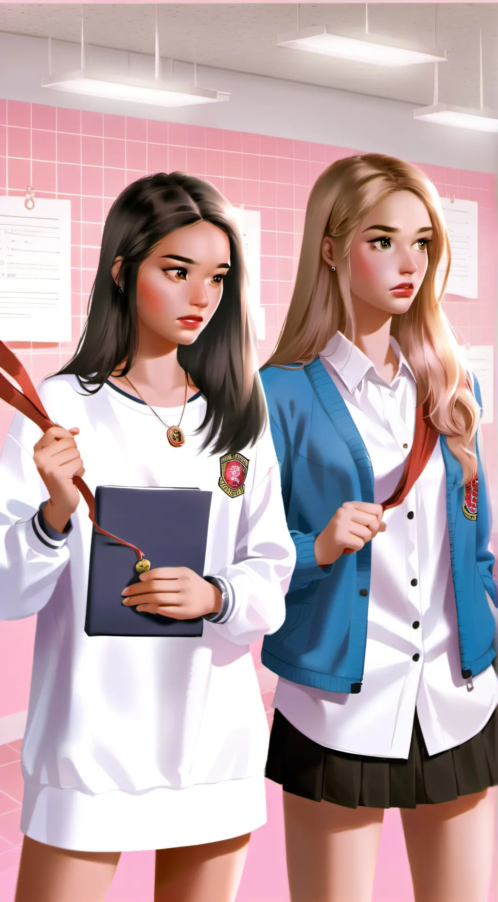 ai character: lily and loly background