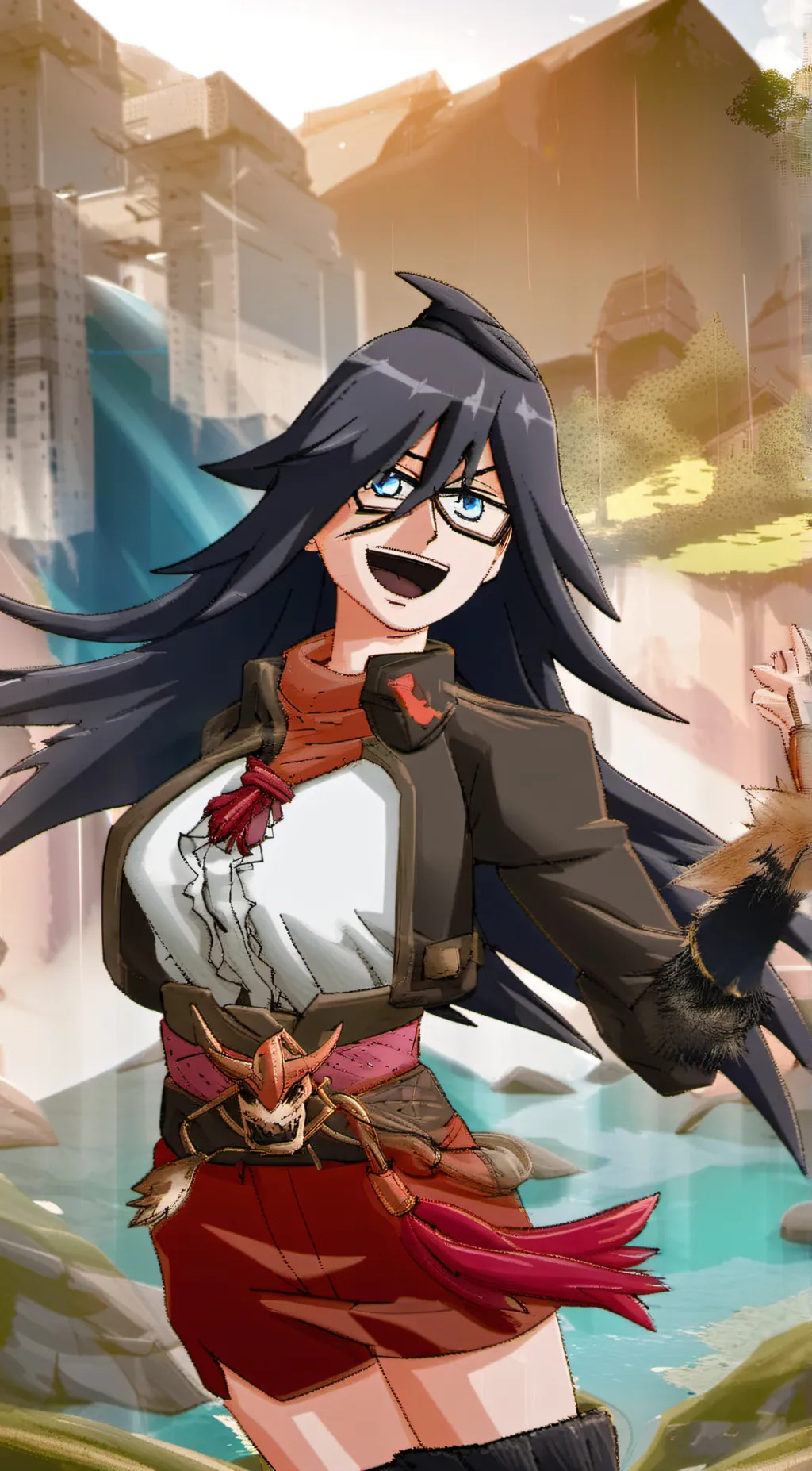 ai character: Midnight  background