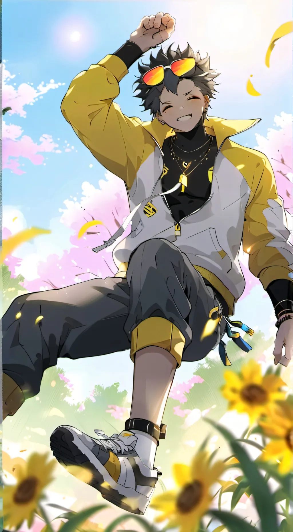 ai character: GlowStone background