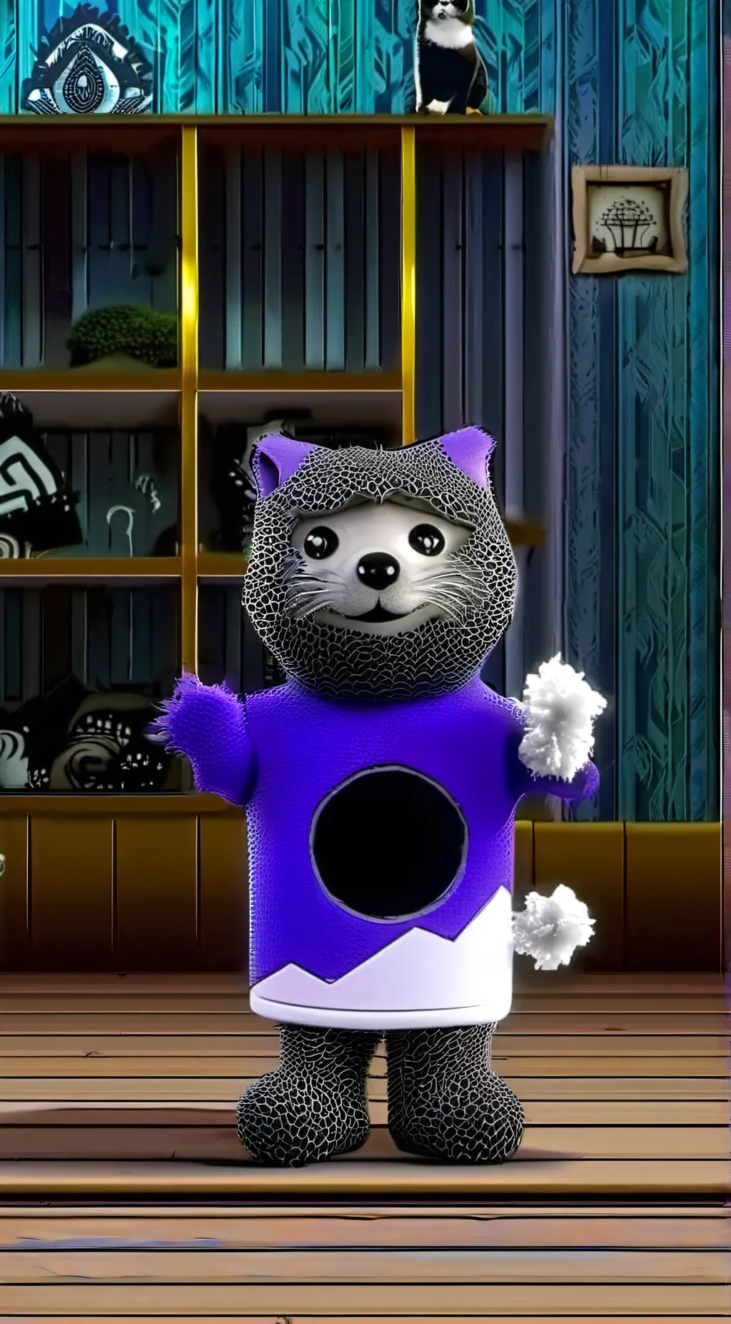 ai character: catnap background