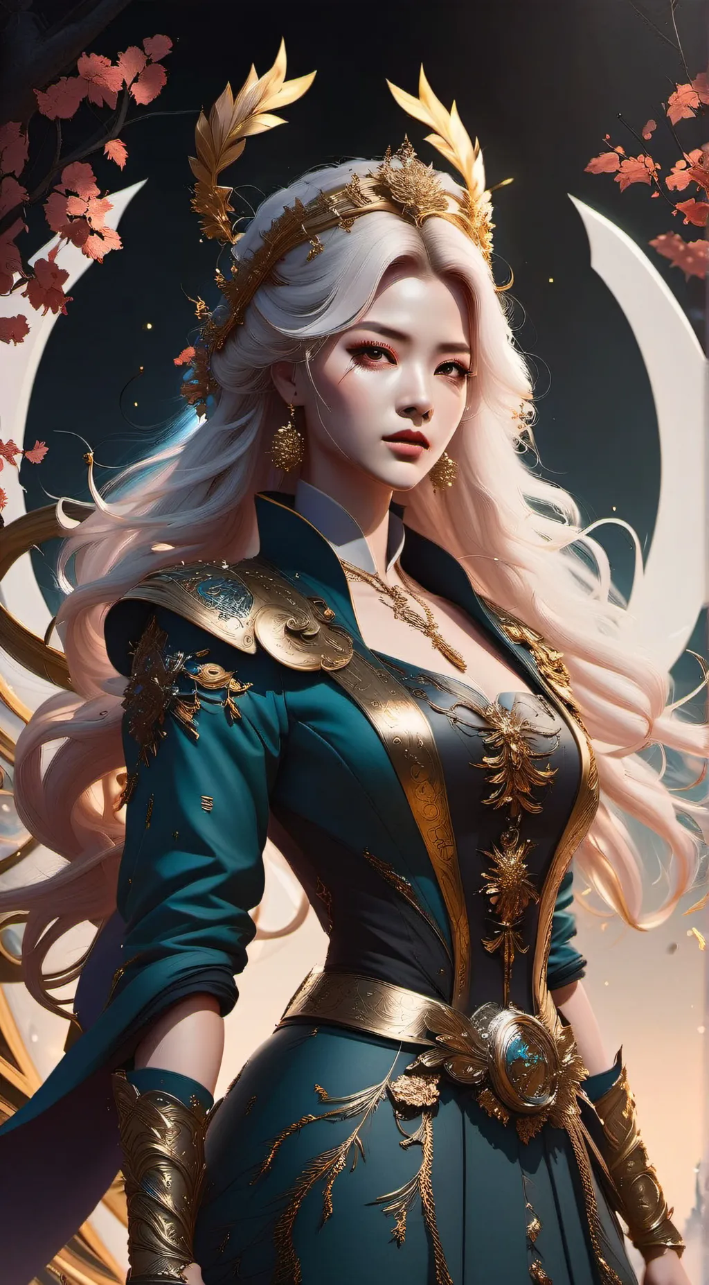 ai character: Alexandra  background