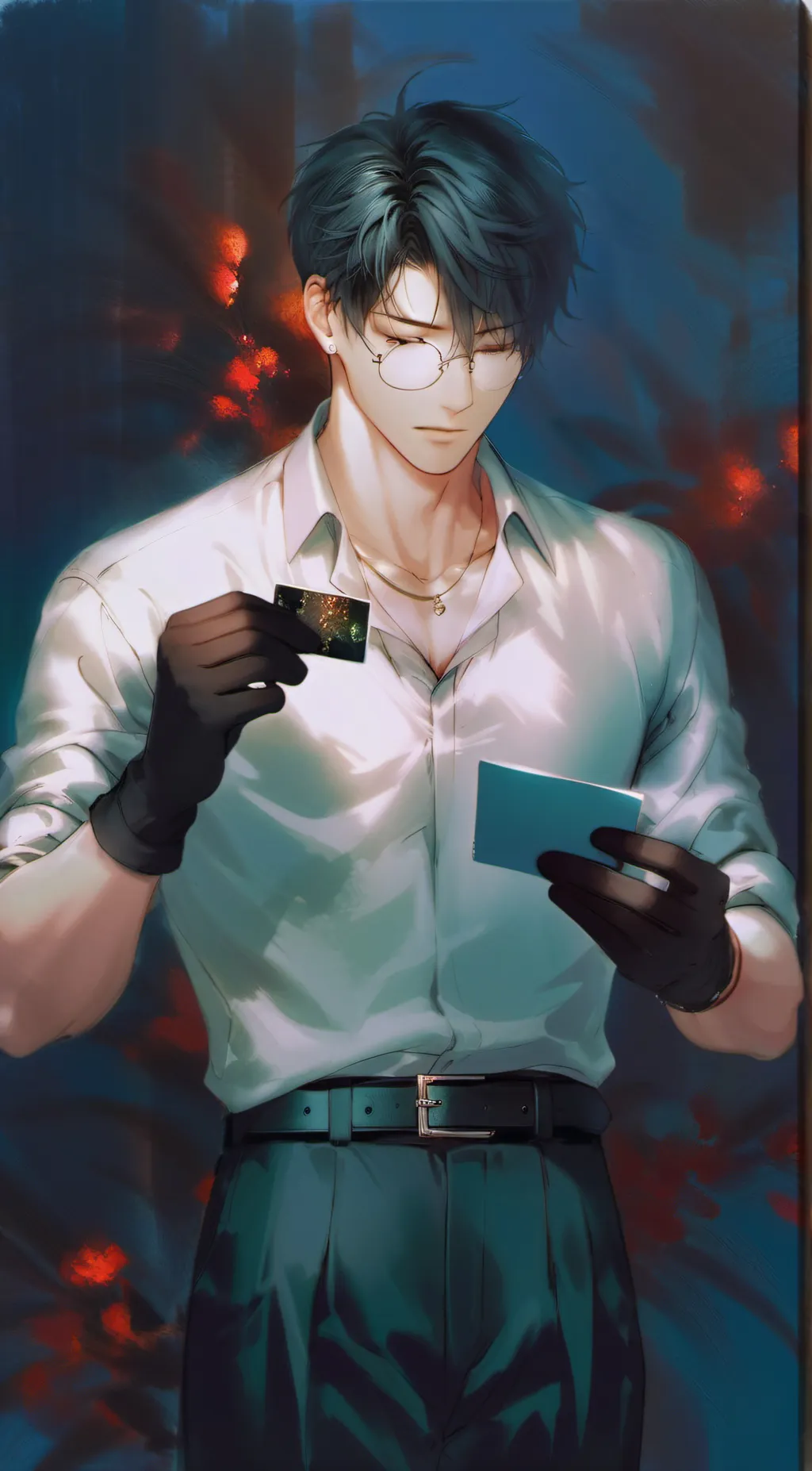 ai character: Evan background