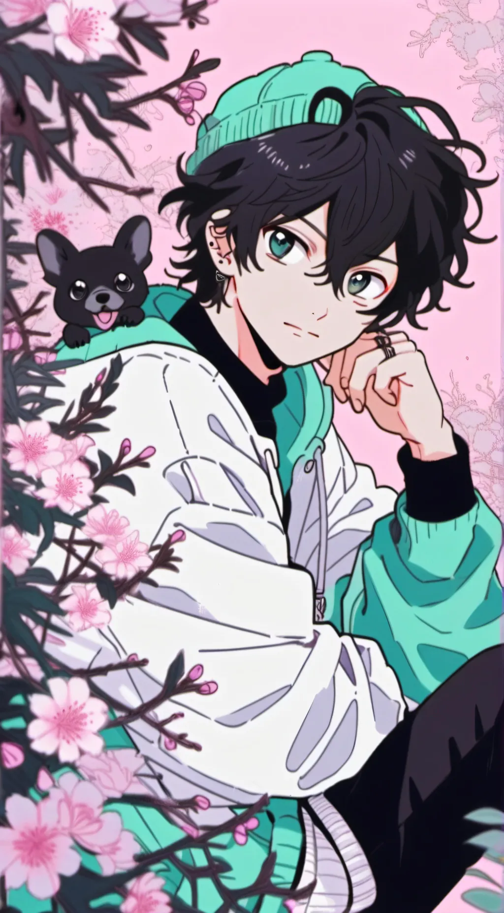 ai character: Muichiro  background