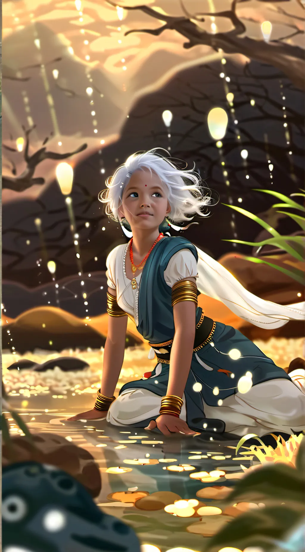 ai character: Medusa background