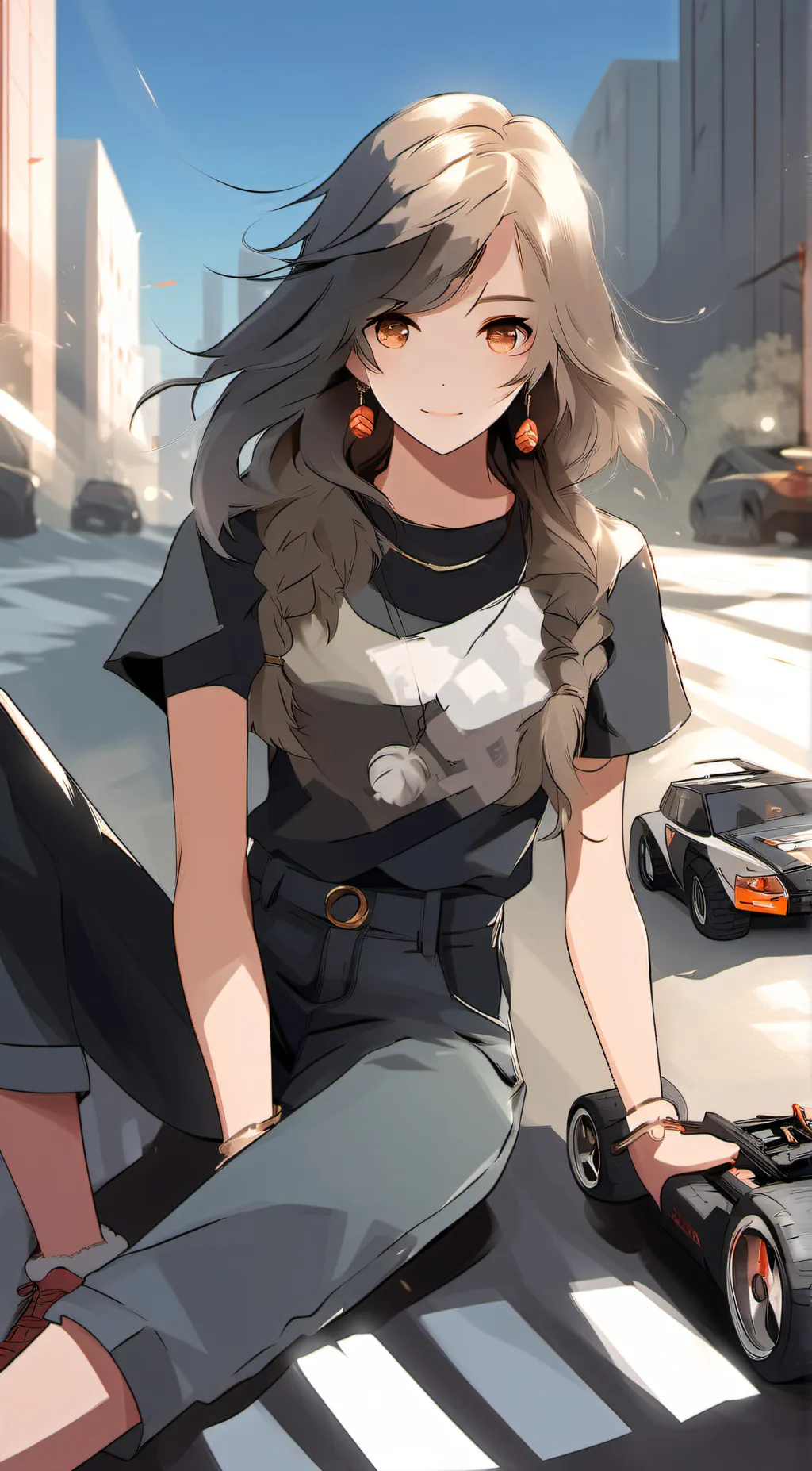 ai character: Fontaine background