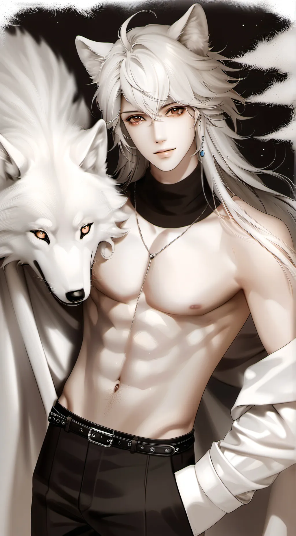 ai character: Michori  background