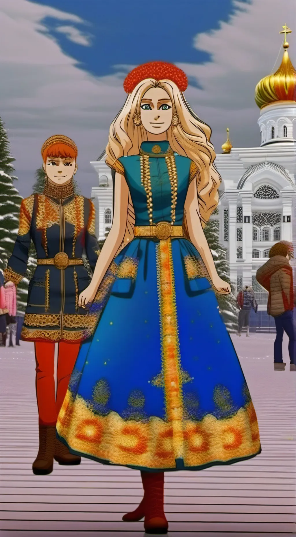 ai character: mha trip to russia background