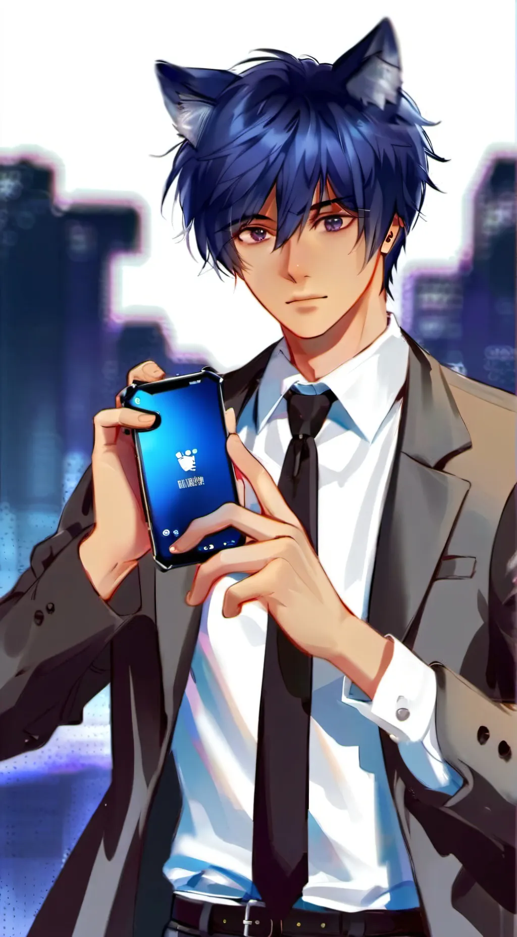 ai character: ein background