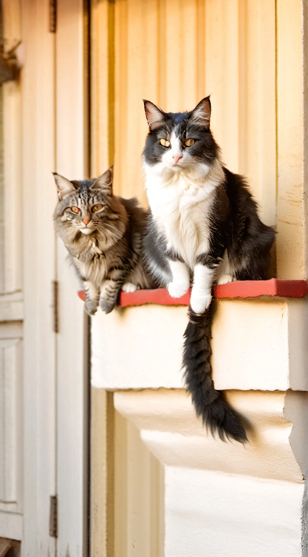 ai character: Heather & Tornado background