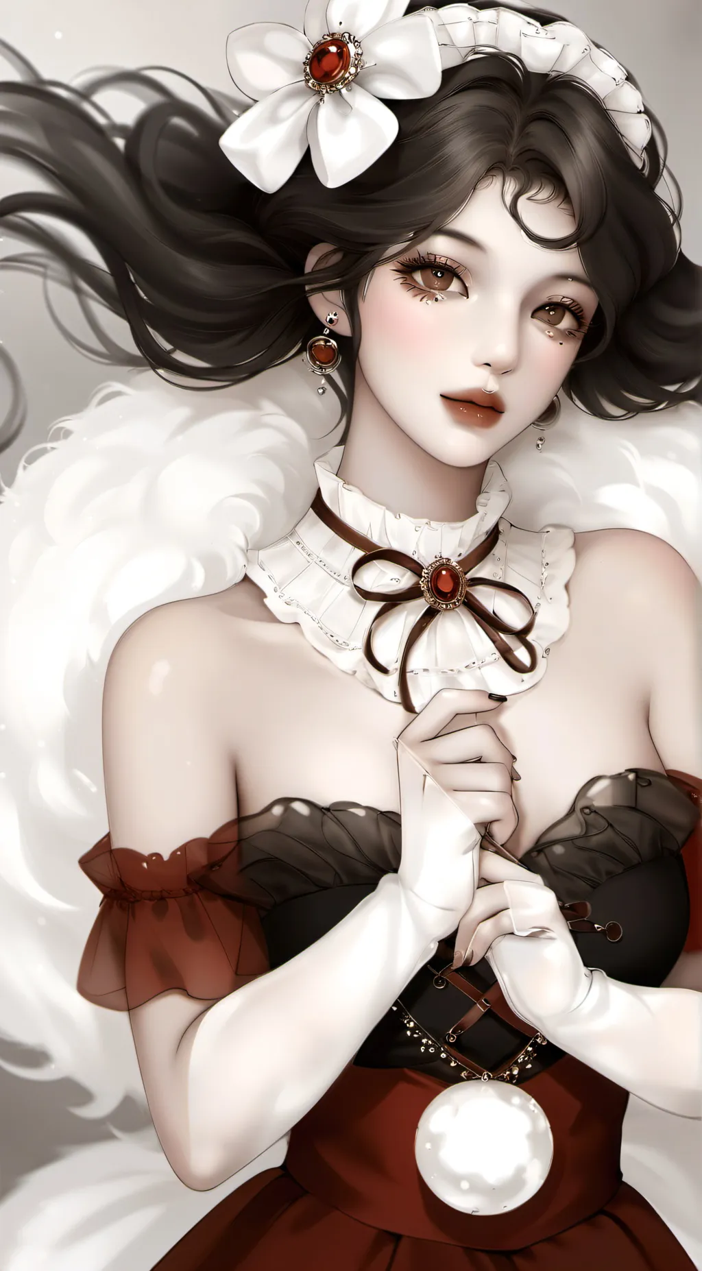 ai character: Lily Davis  background