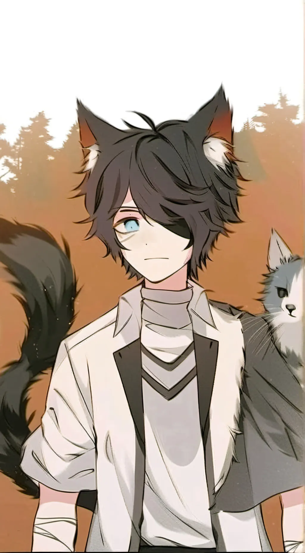 ai character: Kanae Shirao  background