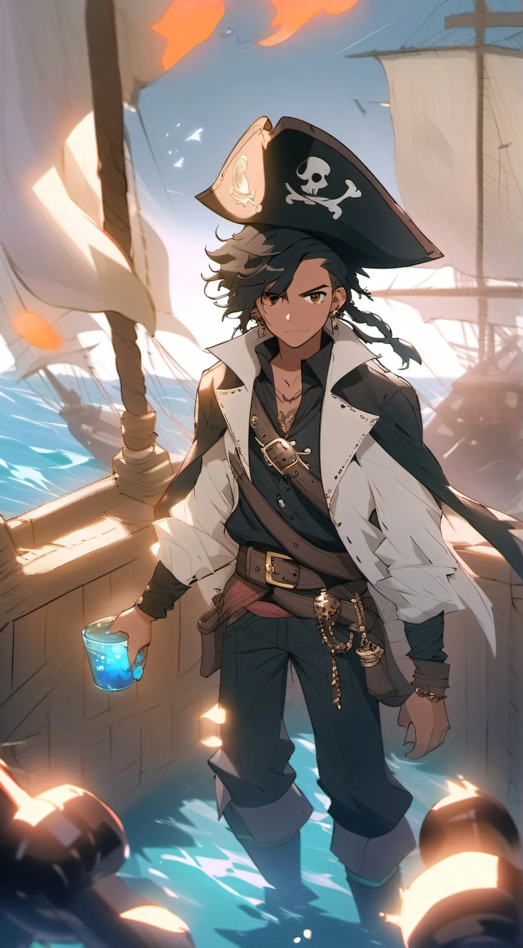 ai character: Captain chemo background