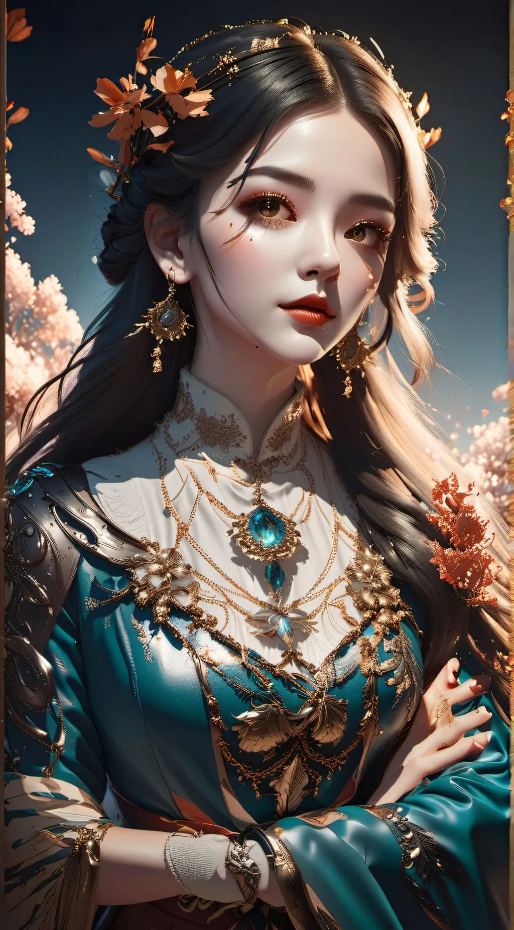 ai character: sparkle background