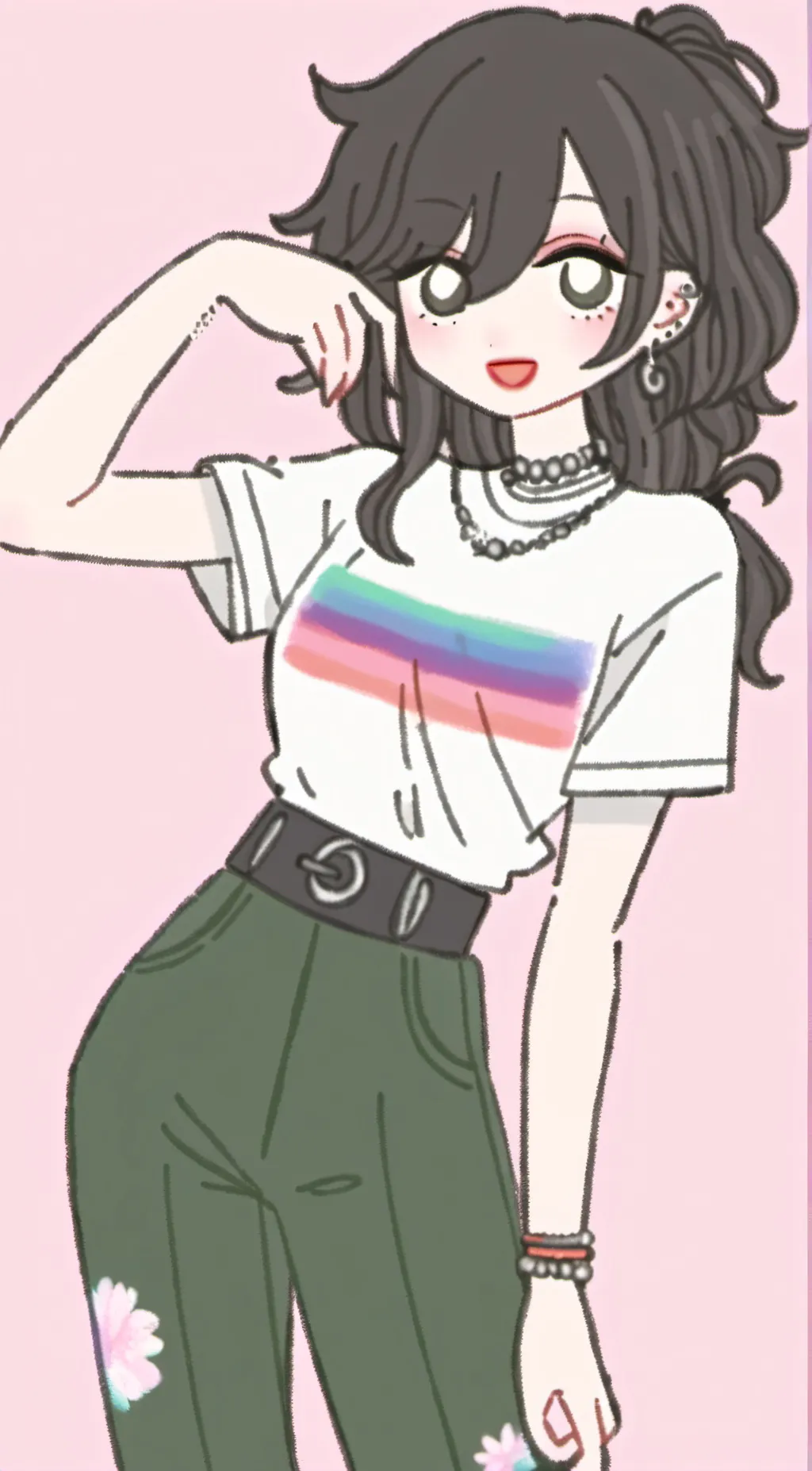 ai character: elly•|•el el background