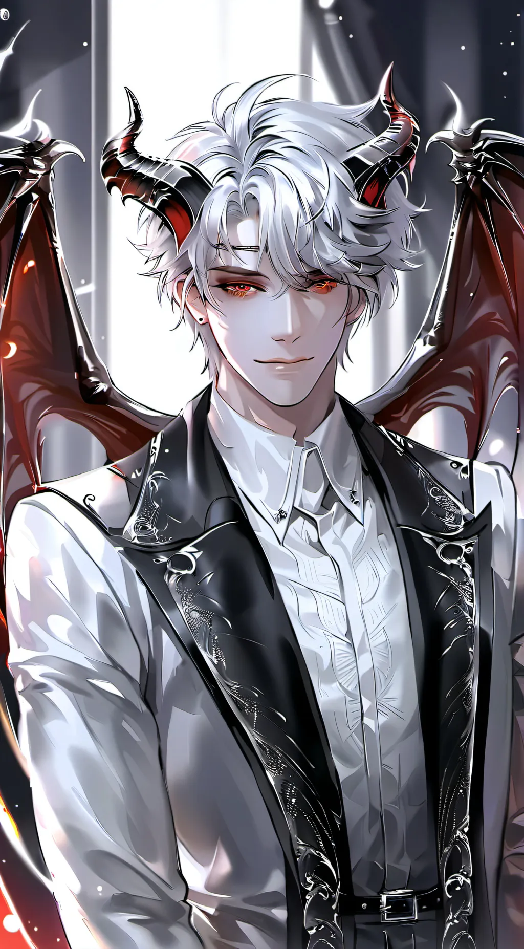 ai character: Valentino (Demon) background