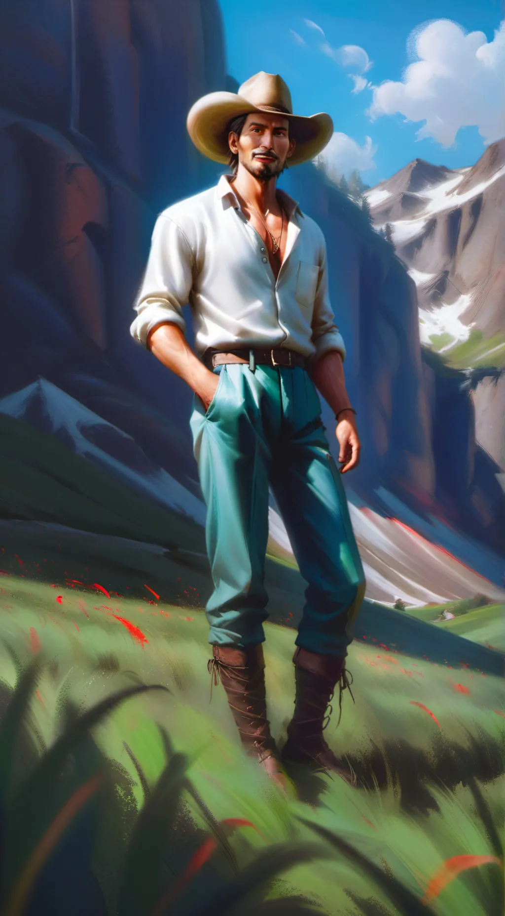 ai character: Max background