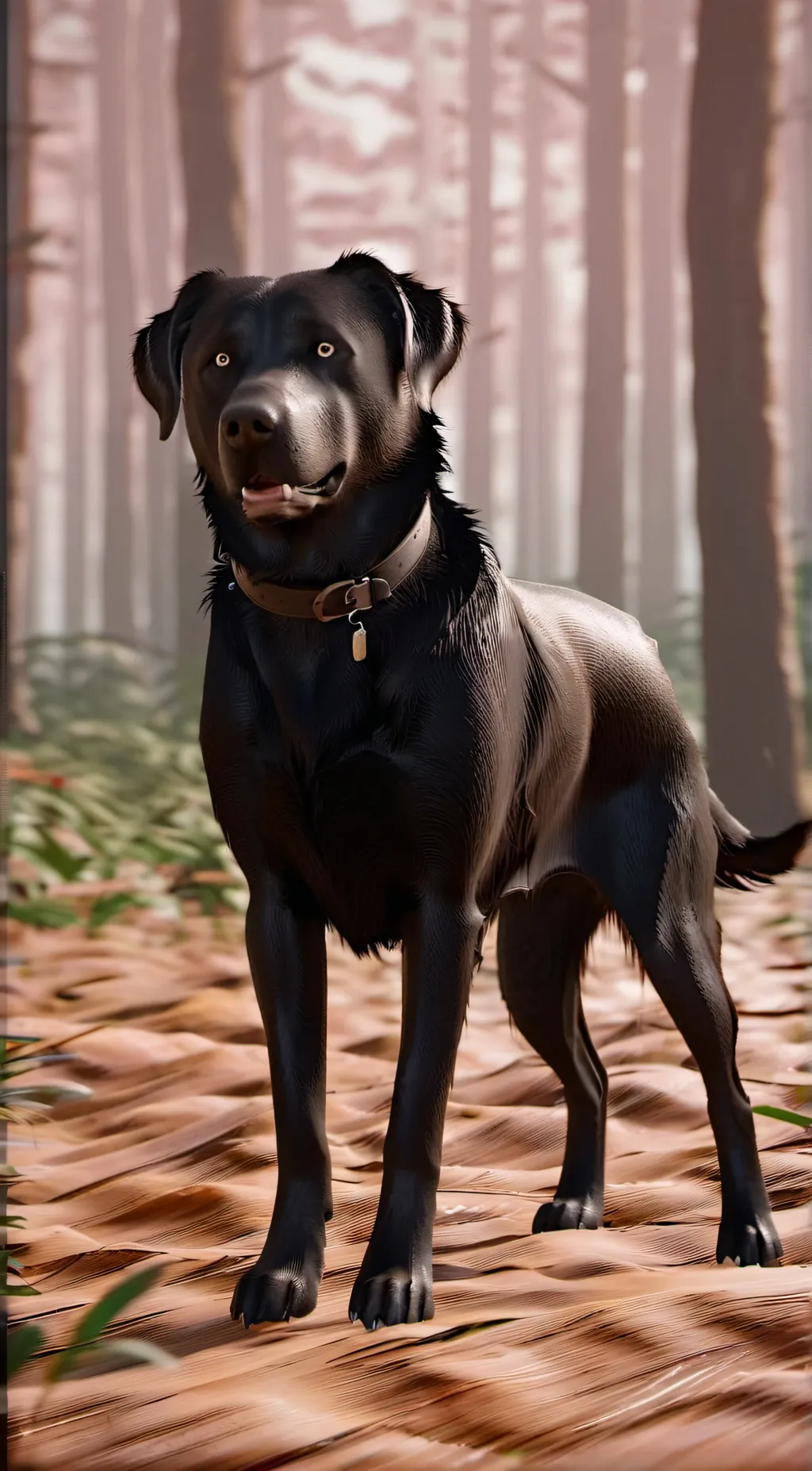 ai character: Woof Bark background