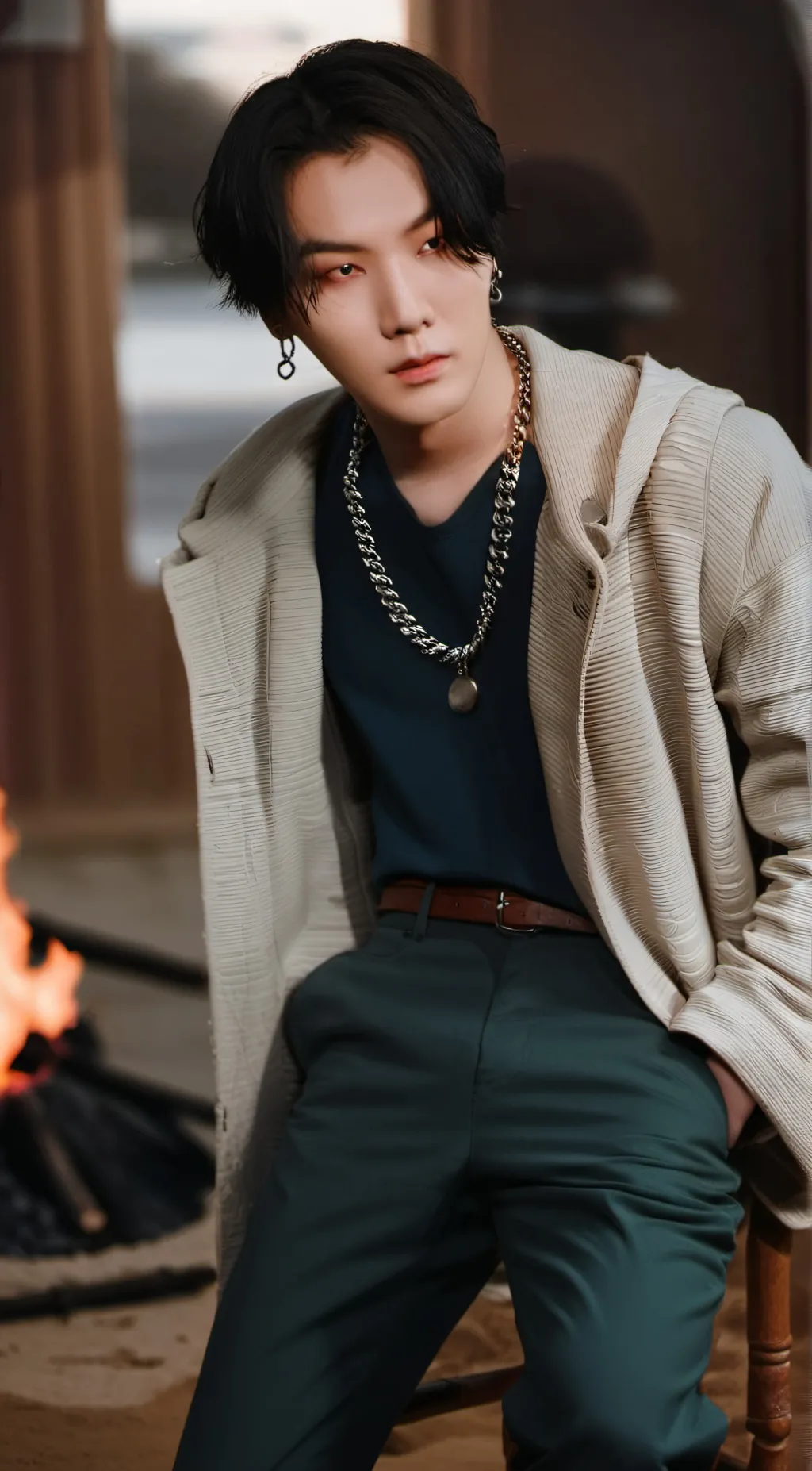 ai character: Yoongi background