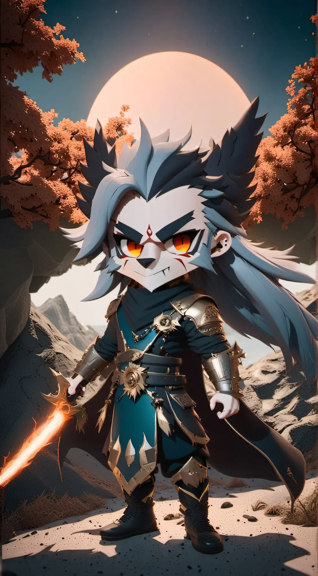 ai character: Loona  background