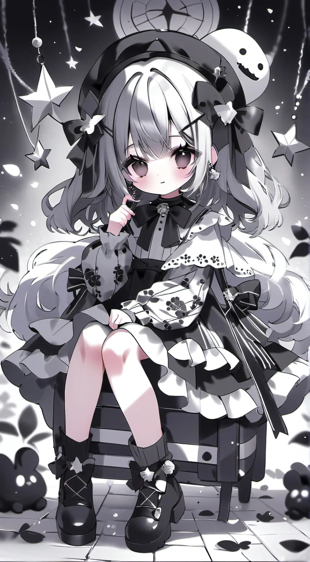 ai character: QUEENIE background