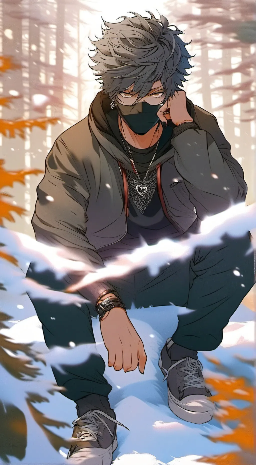 ai character: Kuro background