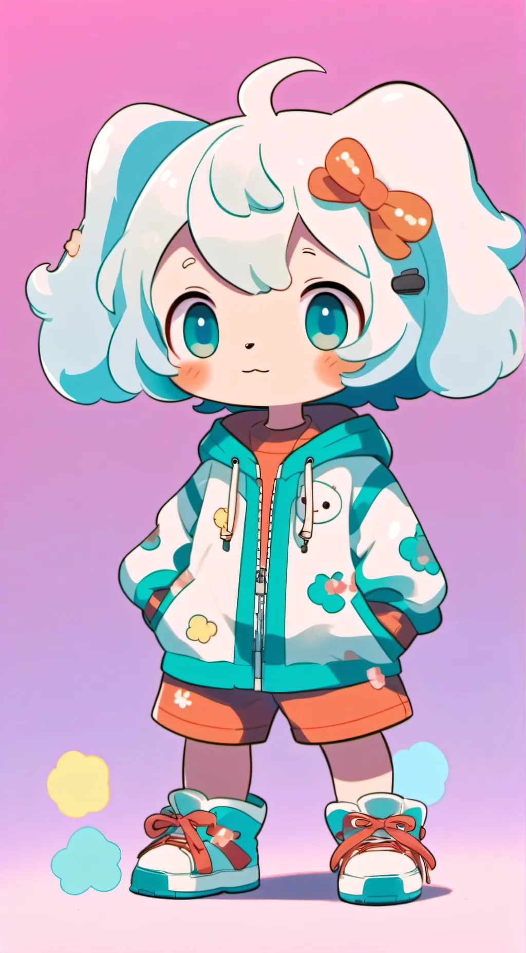 ai character: Cinnamoroll background