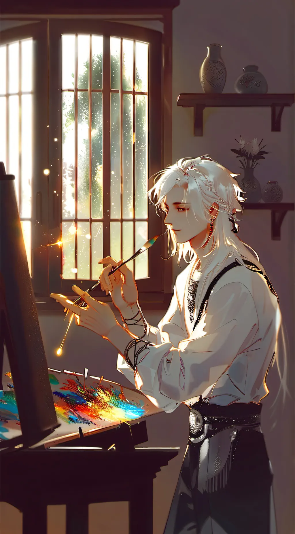 ai character: Lenox background