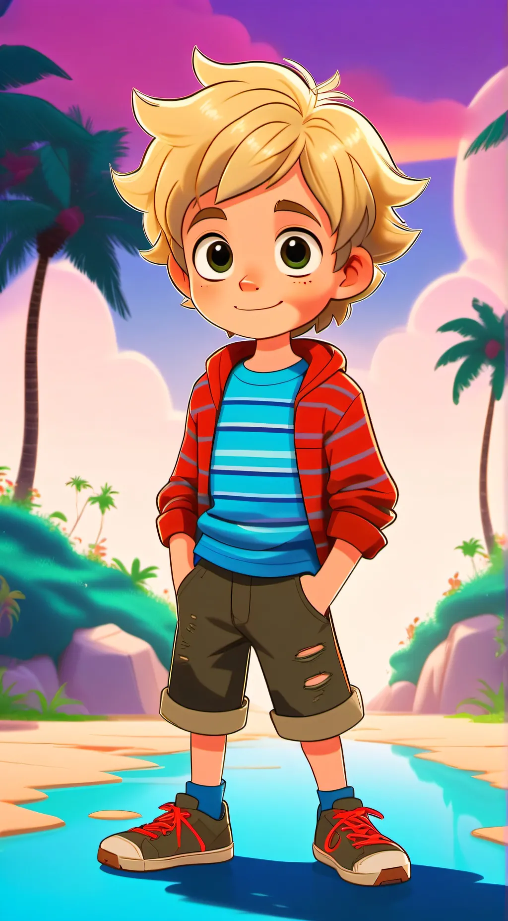 ai character: Freddy background