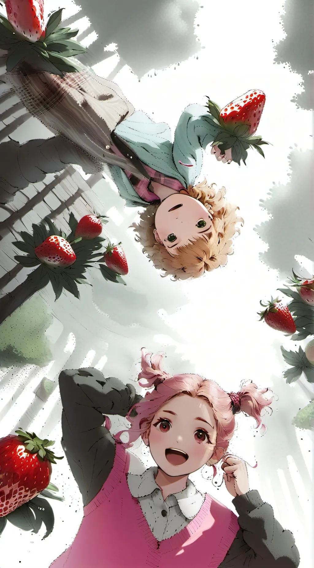 ai character: Evelyn and Lilly  background