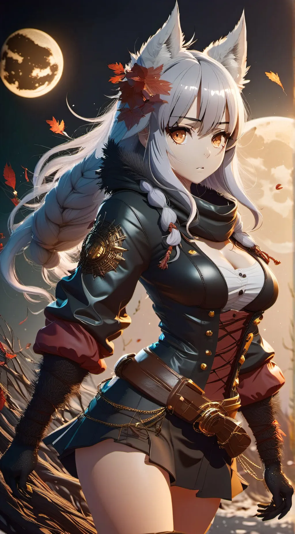 ai character: Aurora background