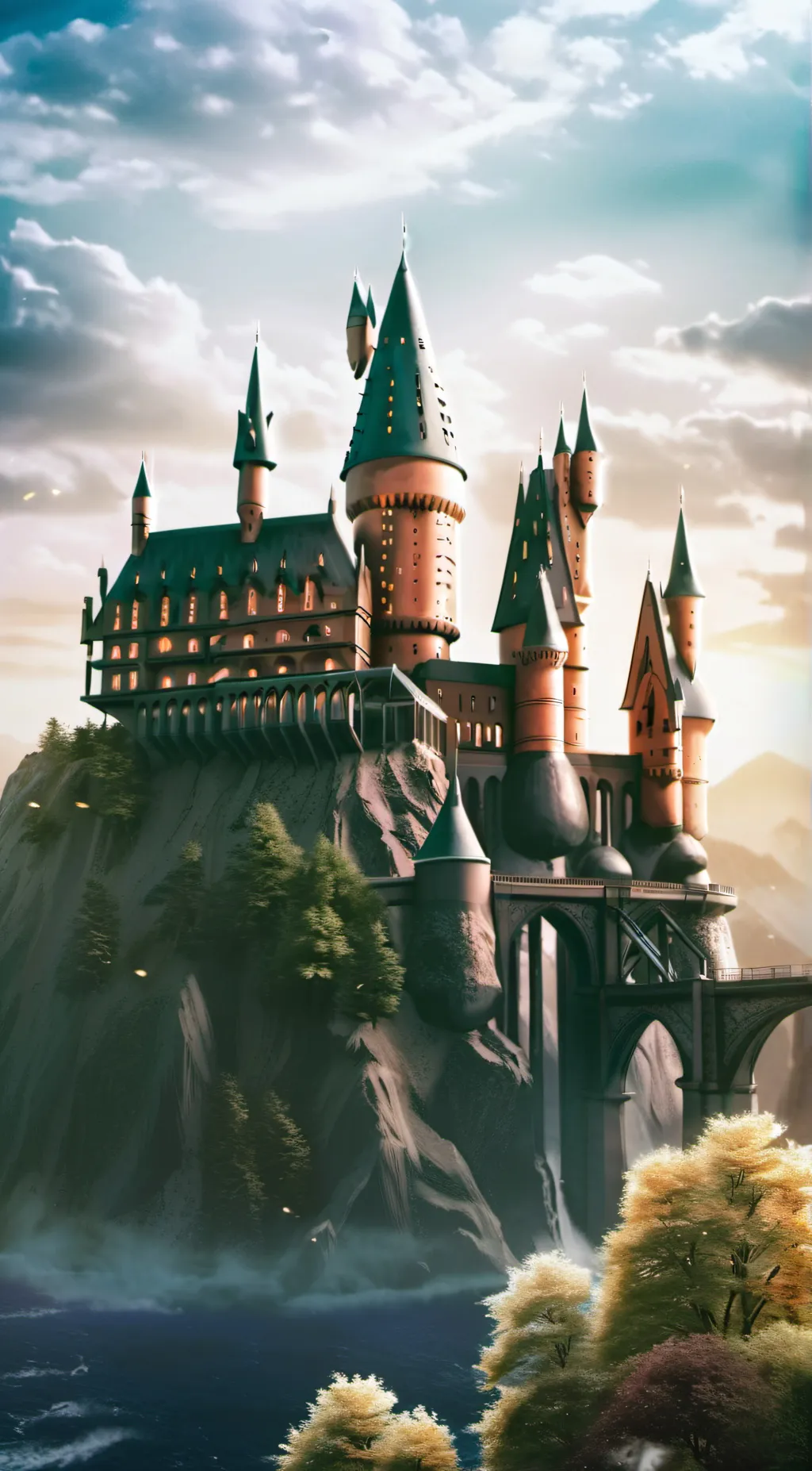 ai character: Hogwarts background