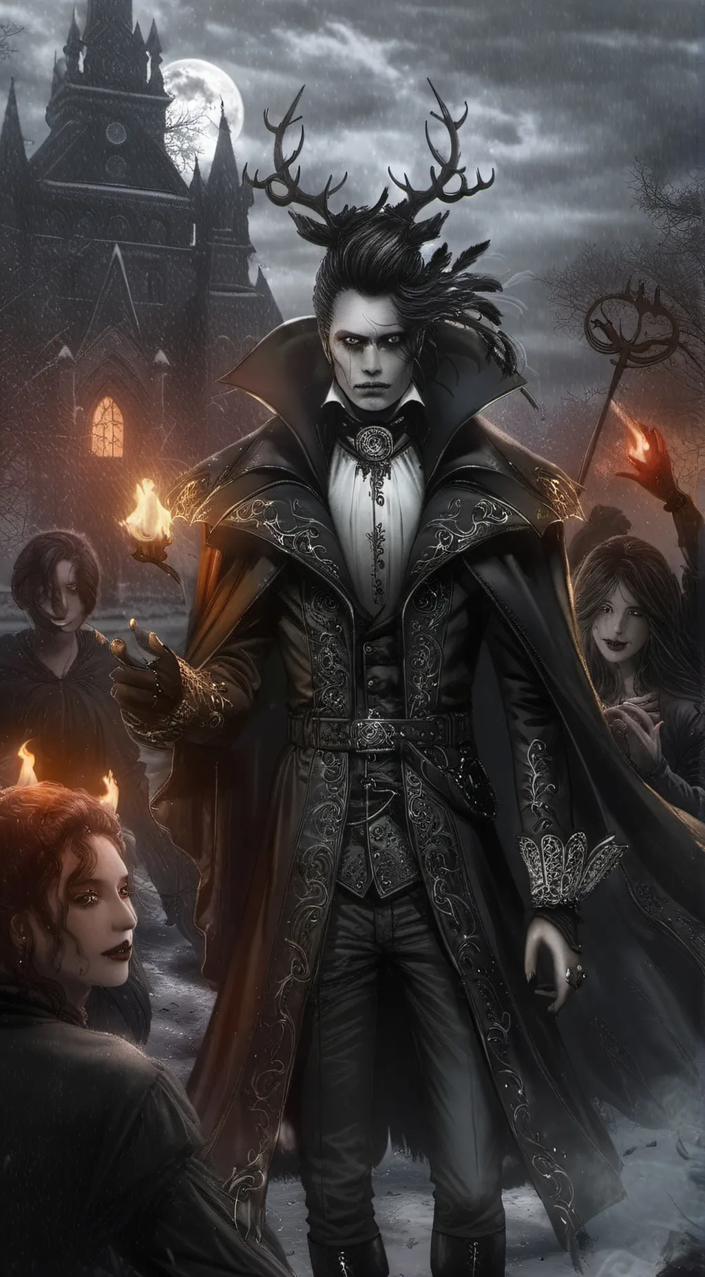 ai character: Vampire guy background